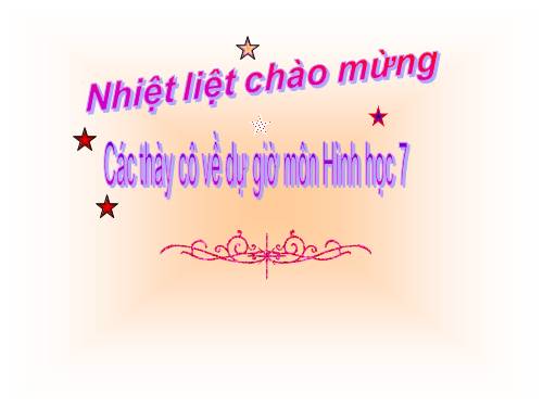 Chương III. §1. Quan hệ giữa góc và cạnh đối diện trong một tam giác