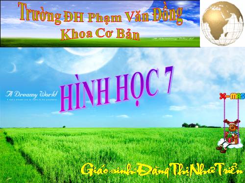 Chương II. §1. Tổng ba góc của một tam giác