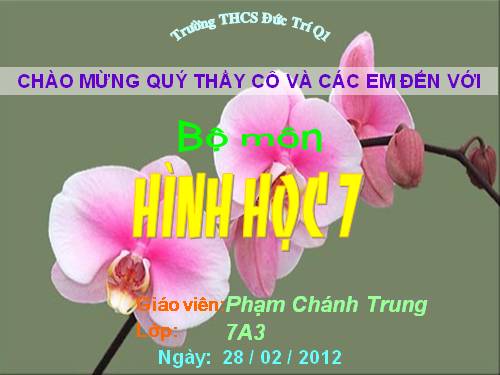 Chương III. §1. Quan hệ giữa góc và cạnh đối diện trong một tam giác