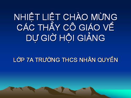 Chương II. §8. Các trường hợp bằng nhau của tam giác vuông