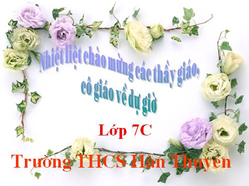 Chương III. §1. Quan hệ giữa góc và cạnh đối diện trong một tam giác