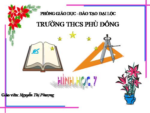 Chương II. §7. Định lí Py-ta-go