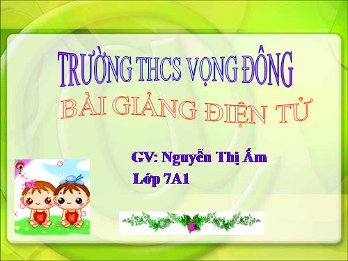 Chương II. §1. Tổng ba góc của một tam giác