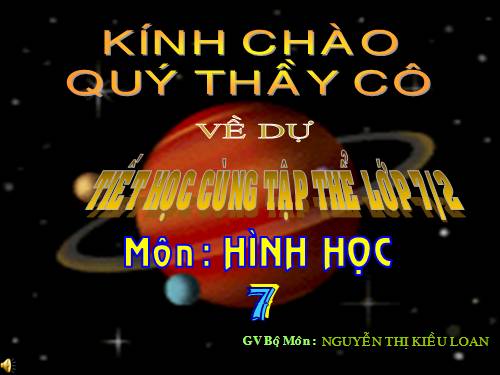 Ôn tập Chương I. Đường thẳng vuông góc. Đường thẳng song song