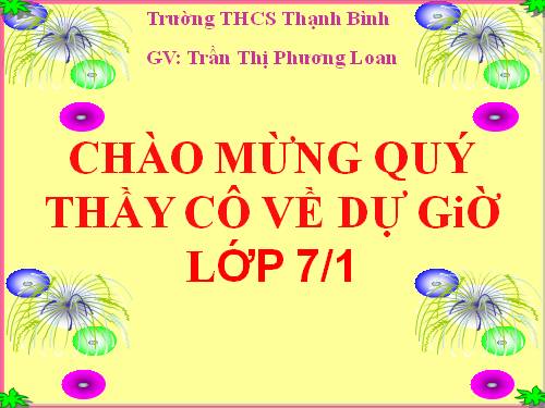 Chương III. §5. Tính chất tia phân giác của một góc