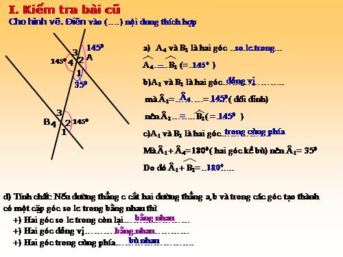 Chương I. §4. Hai đường thẳng song song