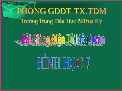 Chương II. §4. Trường hợp bằng nhau thứ hai của tam giác: cạnh-góc-cạnh (c.g.c)