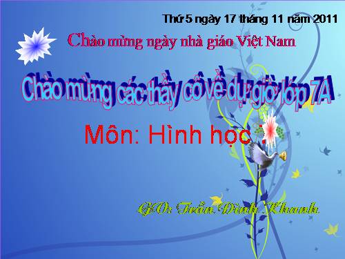 Chương II. §3. Trường hợp bằng nhau thứ nhất của tam giác: cạnh-cạnh-cạnh (c.c.c)