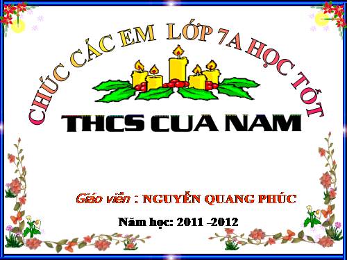 Chương II. §2. Hai tam giác bằng nhau