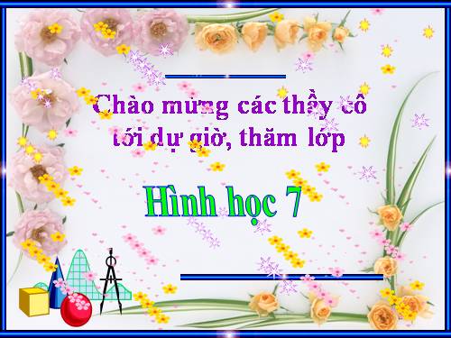 Chương II. §1. Tổng ba góc của một tam giác