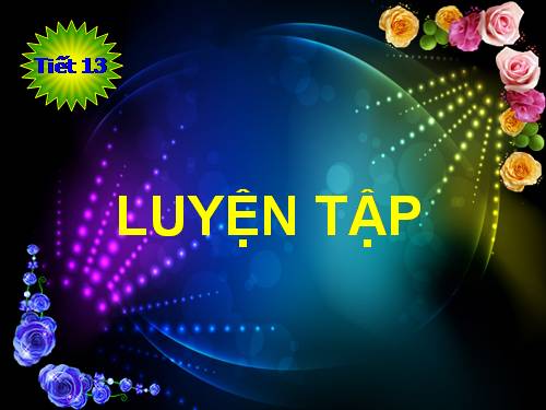 Các bài Luyện tập