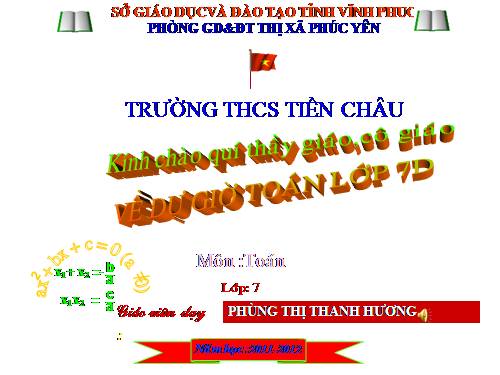 Ôn tập Chương I. Đường thẳng vuông góc. Đường thẳng song song