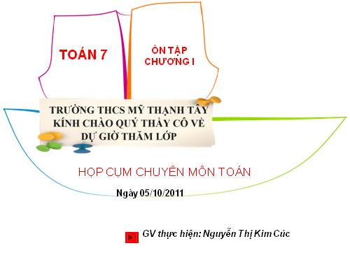 Ôn tập Chương I. Đường thẳng vuông góc. Đường thẳng song song