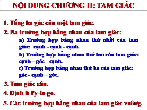 Chương II. §1. Tổng ba góc của một tam giác