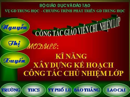 Cong tac GVCN