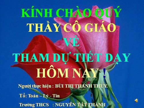 Chương I. §6. Từ vuông góc đến song song