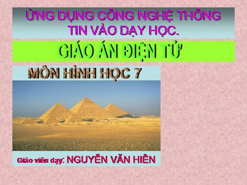 Chương II. §6. Tam giác cân