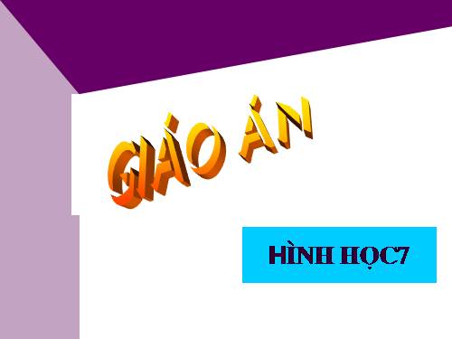 Chương II. §7. Định lí Py-ta-go