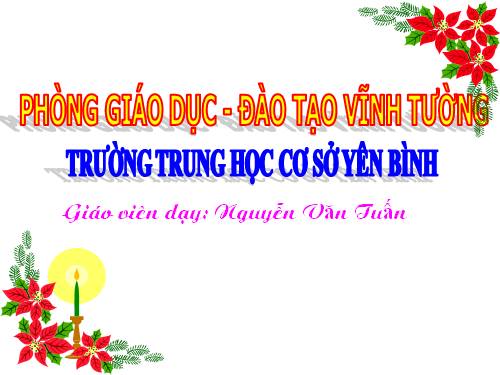 Chương III. §7. Tính chất đường trung trực của một đoạn thẳng