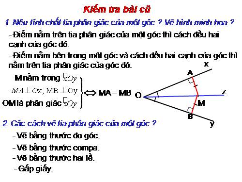 Chương III. §6. Tính chất ba đường phân giác của tam giác