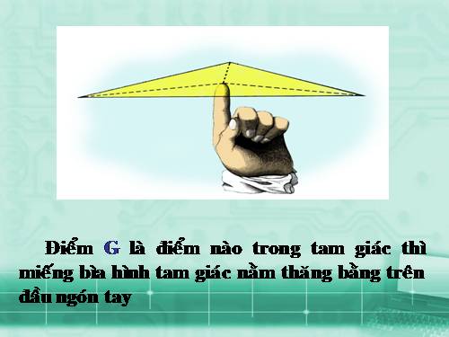 Chương III. §4. Tính chất ba đường trung tuyến của tam giác