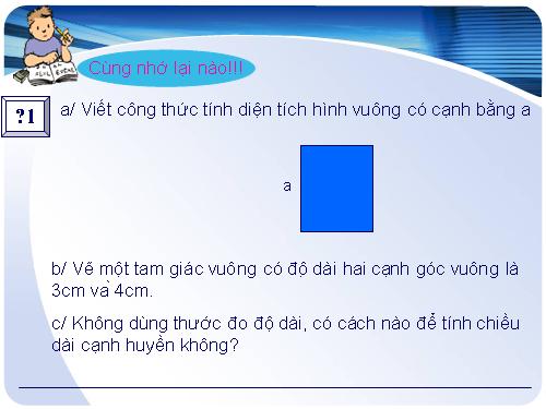 Chương II. §7. Định lí Py-ta-go