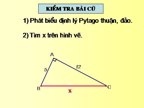 Các bài Luyện tập