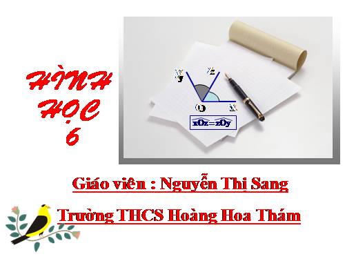 Chương III. §5. Tính chất tia phân giác của một góc