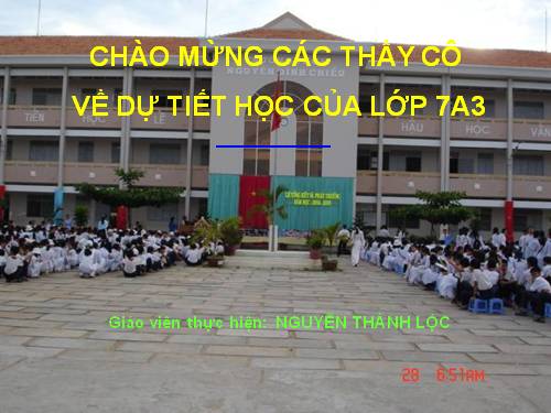 Chương I. §7. Định lí