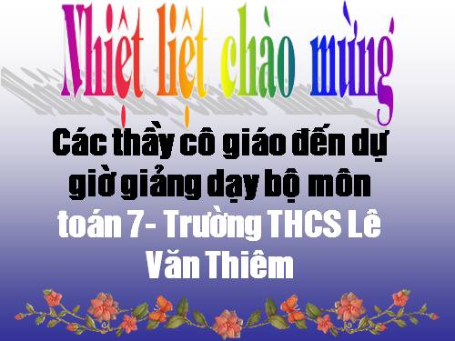 Chương II. §6. Tam giác cân