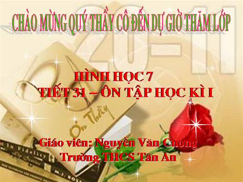 Ôn tập học kỳ I Hình học