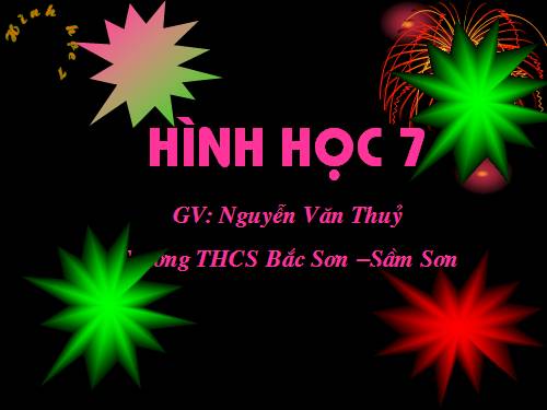 Chương III. §1. Quan hệ giữa góc và cạnh đối diện trong một tam giác