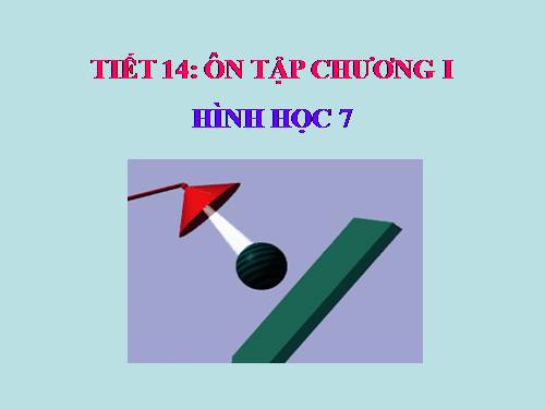 Ôn tập Chương I. Đường thẳng vuông góc. Đường thẳng song song