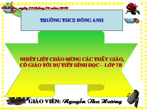 Chương II. §1. Tổng ba góc của một tam giác