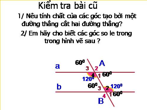 Chương I. §4. Hai đường thẳng song song