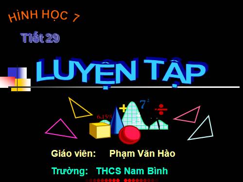 Các bài Luyện tập