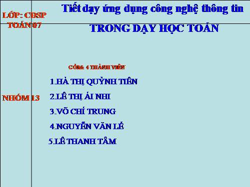 Chương II. §5. Trường hợp bằng nhau thứ ba của tam giác: góc-cạnh-góc (g.c.g)