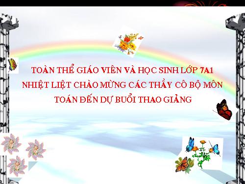 Chương III. §1. Quan hệ giữa góc và cạnh đối diện trong một tam giác