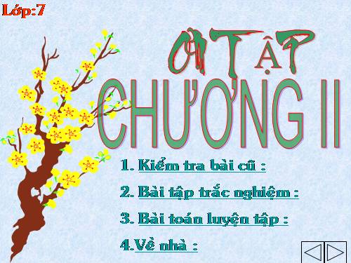 Ôn tập Chương II. Tam giác