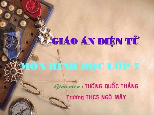 Chương III. §1. Quan hệ giữa góc và cạnh đối diện trong một tam giác