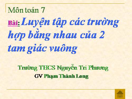 Các bài Luyện tập