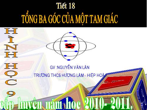 Chương II. §1. Tổng ba góc của một tam giác