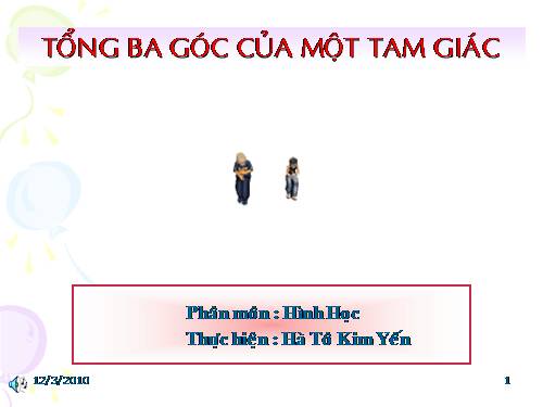 Chương II. §1. Tổng ba góc của một tam giác