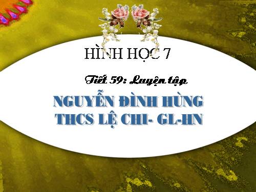 Các bài Luyện tập