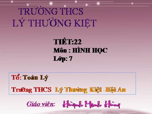 Chương II. §3. Trường hợp bằng nhau thứ nhất của tam giác: cạnh-cạnh-cạnh (c.c.c)