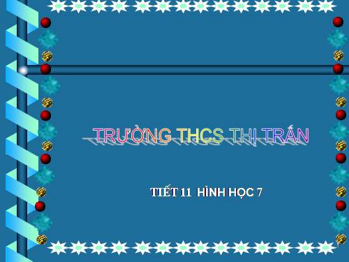 Chương I. §6. Từ vuông góc đến song song