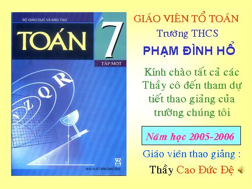 Chương I. §1. Hai góc đối đỉnh