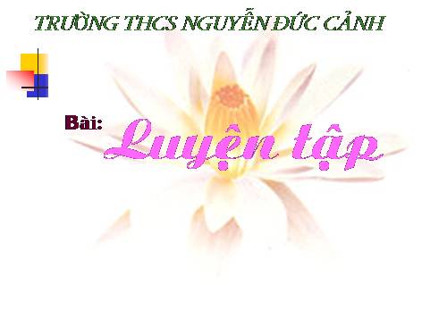 Các bài Luyện tập