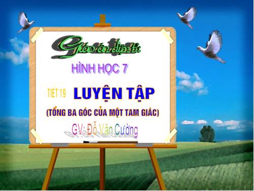 Các bài Luyện tập