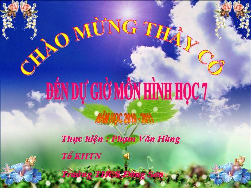 Chương II. §5. Trường hợp bằng nhau thứ ba của tam giác: góc-cạnh-góc (g.c.g)